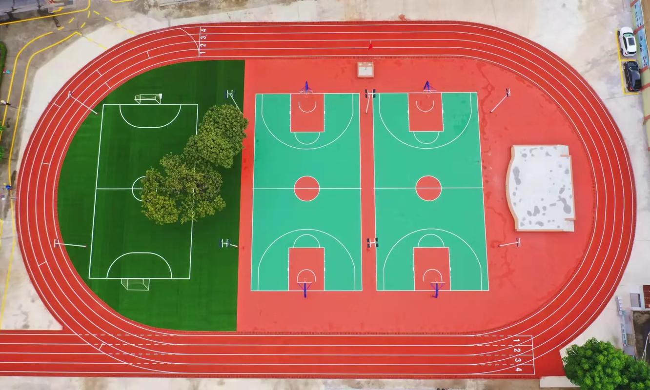 蚌埠市学校塑胶跑道篮球场 - 方案